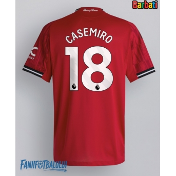 Manchester United Casemiro #18 Tricou Fotbal Replică 2025-26 Barbati Acasa